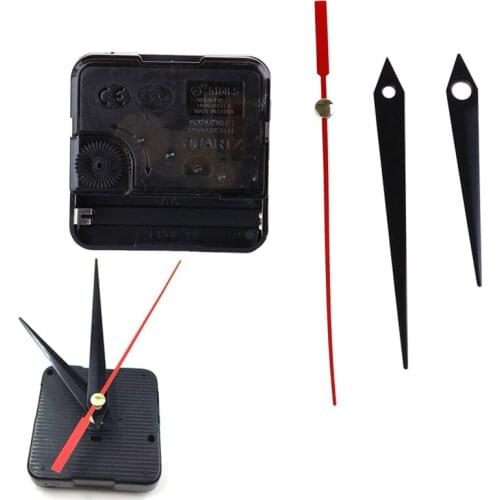 Hot! 1Set DIY Hanging Quartz Watch Silent Wall Clock Movement Quartz Repair Movement Clock Mechanism Parts With Needles