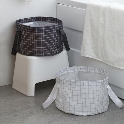 Portable Outdoor Travel Foldable Folding Camping Washbasin Basin Bucket Bowl Sink Washing Bag Water Bucket Massage Spa Foot