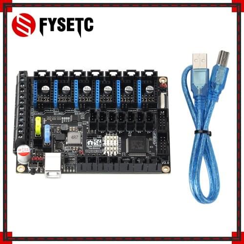 S6 V1.2 32 Bit Board XH Connector Control Board Support 6X TMC Drivers Uart/SPI Flying Wire VS F6 V1.3 SKR V1.3
