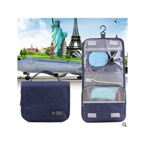 Waterproof Hook Hanging Wash Bag, Mens Female Cosmetic Bag Outdoor Supplies Waterproof Personal Hygiene Bag