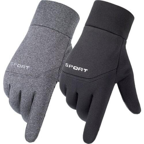 Winter Warm Unisex Touchscreen Thermal Cycling Bicycle Bike Gloves Outdoor Sports Full Finger Camping Hiking Motorcycle Gloves