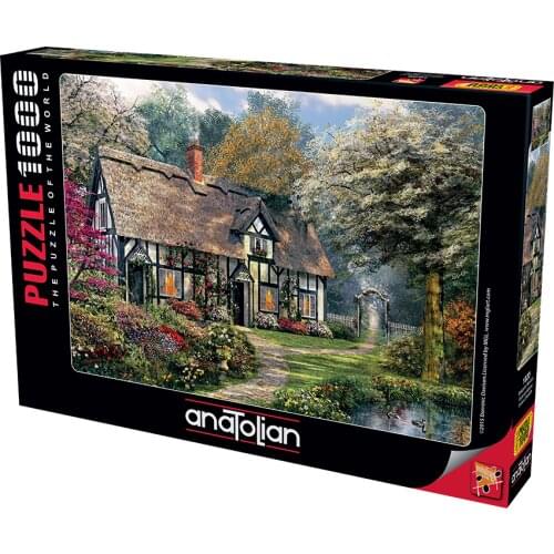 1000 Pieces Anatolian Puzzle Bahçenin Renkleri Victorian Garden For Adult&Kids Toy Educational Entertainment Fun Enjoy Games
