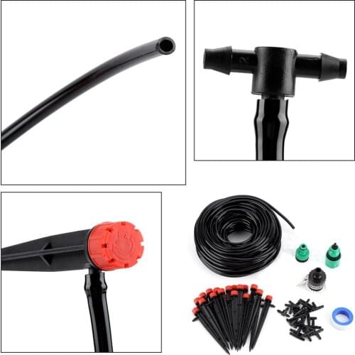 25 Meter Water Irrigation Set Ground Insertion Dropper Watering Auto System Tool Flowers Plants Automatic Watering And Plants