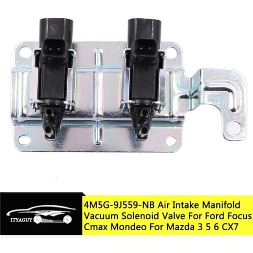 4M5G-9J559-NB K5T81980 Car Vacuum Solenoid Valve Intake Manifold Runner Control For Ford Fiesta Focus Mondeo For Mazda 3/5/6/CX7