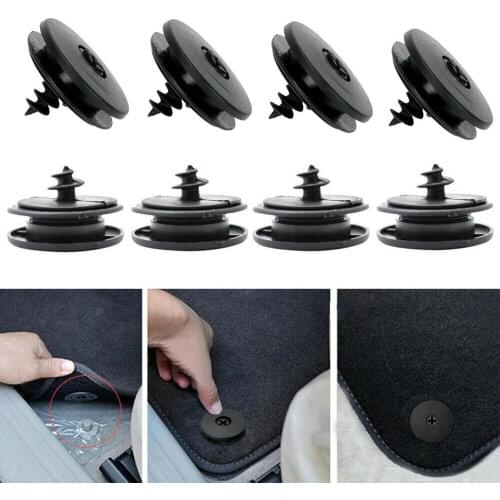 10 Pcs Auto Fastener Floor Mat Buckle Antiskid Pad Fastener Car Fastener Clips Skid Resistant Carpet Fixed Clamp Car Accessories