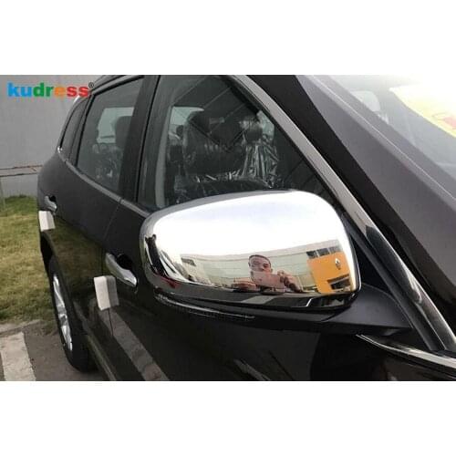 For Renault Koleos 2016 2017 2018 2019 2020 Chrome Side Door Rearview Mirror Cover Trim Frame Covers Car Styling Accessories