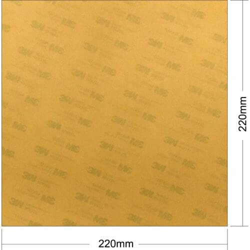 ENERGETIC 2pcs 220*220/235*235mm/305*305mm PEI Polyetherimide Sheet for Anet A8 Ender-3 CR-10 3D Printer Hot Bed 0.125mm thick