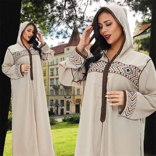 Muslim Middle East Lady Robe Long Dress Muslim Fashion Dress