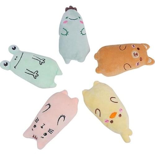 Dorakitten 1pc Bite Resistant Plush Cat Toy Interactive Stuffed Kitten Toy Catnip Toys Cat Chew Toys Pet Supplies