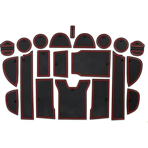 For Lexus RX 2010-2015 Door Slot Pad Interior Anti-skid Water Cup Armrest Box Storage Auto Parts