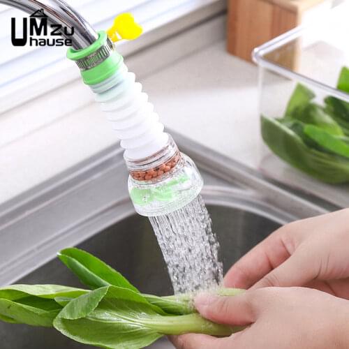 Mini Water Purifier Faucets Minerals Filter Taps Adapters Home Garden Kitchen Bathroom Shower Adjustable Drain Simple Filtration