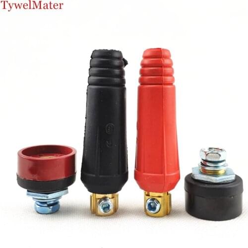 Welding Cable Connector Europe Style Welding Machine Quick Fitting Connector male female Socket Plug dad mom Adaptor DKJ 10-25