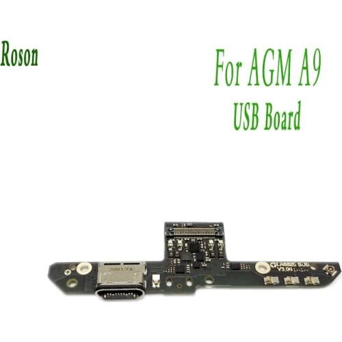 Roson For AGM A9 USB Plug Charge Board USB Charger Plug Board Module For AGM A9 Mobile Phone Repairing Fixing Replacement