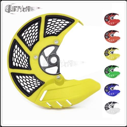 Motorbike Front Brake Disc Rotor Guard Protector Cover For SUZUKI RMZ250 2007-2017 RMZ450 2005-2017 RMX450Z 2010-2016 Dirt Bike