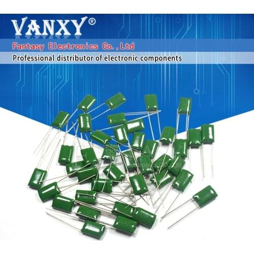 50PCS 2A473J 5mm 100V 47nF 473 2A473 Polyester Film capacitor