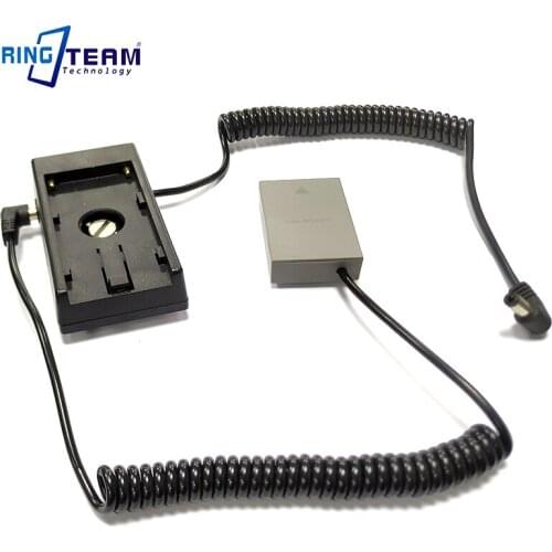 7.2V / 12V NPF Battery Plate with Coiled DC Cable +BLS1 for Olympus Evolt E-400 E-410 E-420 E-450 E-600 E-620 PEN E-P1 E-P2 E-P3