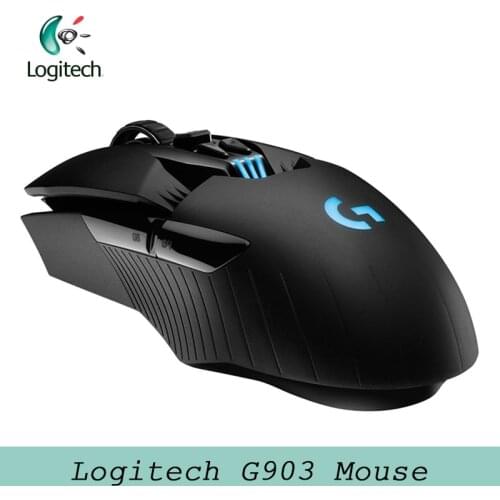 Logitech G903 LIGHTSPEED Wireless Gaming Mouse 2.4Ghz Genuine Optical 12000DPI Mouse Laptop Gamer Ergonomic Official Agency Test