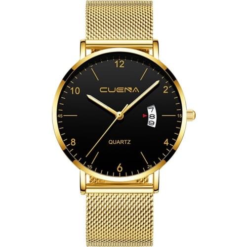 Reloj Hombre Fashion Elegant Mens Watches Top Brand Luxury Gold Stainless Steel Man Watch Casual Business Classic Men Clock 2021