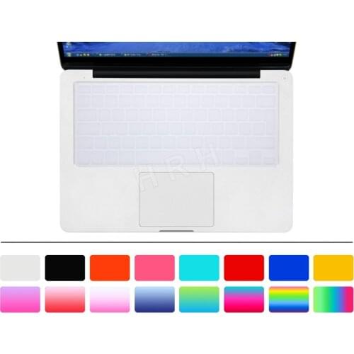 For English French Spanish German Uk/Eu Macbook Pro Air 13" 15" 17" Retina Keyboard Cover Skin 10Pcs/Lot Transparent