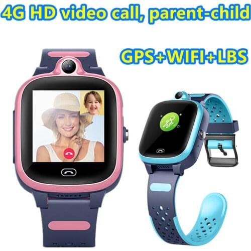 4G GPS WIFI LBS Tracker Phonewatch S81 For Children Anti Lost Monitor Kid Smart Watch Waterproof SOS Video Call Baby Watch