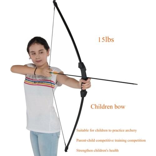 Children Bow 15lbs Competitive Shooting Training Kids Agility Parent-child Activity Competition Childrens Gifts Arrows forBow