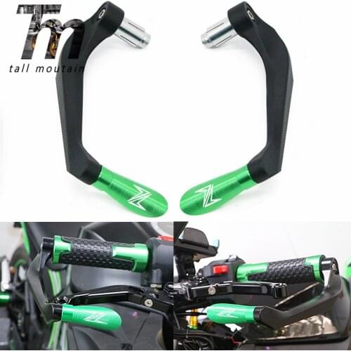 For KAWASAKI Z650 Z900 Z900RS Z800 Z1000 Z1000SX ZX-6R ZX-10R Motorcycle Handlebar Grips CNC Brake Clutch Levers Guard Protector