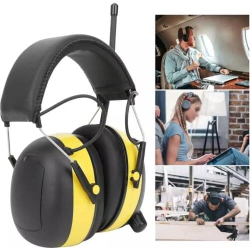 New Store SALE Electronic Noise Reduction Earmuff Hearing Protector Headphone Digital Radio Stereo Hearing Protection Ear Muffs