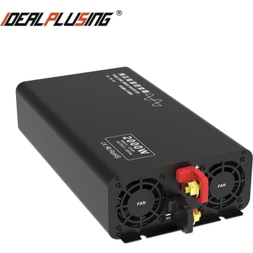 IDEALPLUSING hot sale pure sine wave 12v 24v 48v 60v 72v 84V dc to 110v 120v 220v 230v 240v ac 2000W inverter with LCD display