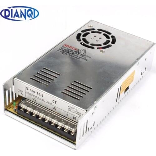DIANQI power suply 13.5v 350w 25.8A ac to dc power supply ac dc converter high quality S-350-13.5 50a 40a 29a 14.6a 13a 7.3a