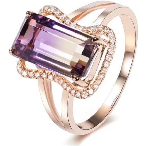 Adjustable Ring Punk Big Purple Zircon Stone Silver Color Men Rings For Men Shiny CZ Party Jewelry Fashion Hombre Statement NEW