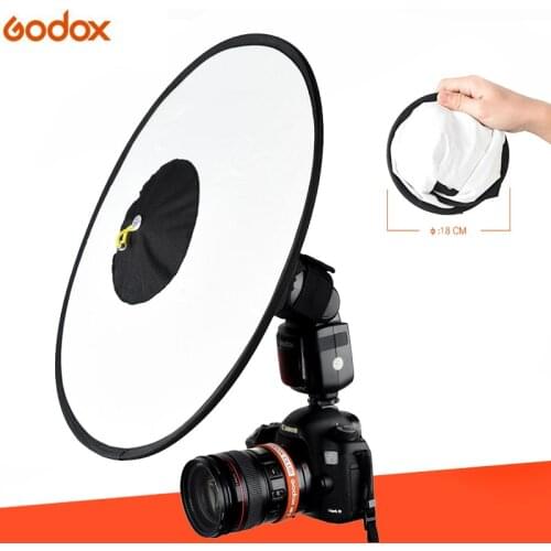 Godox RS18 Conical Flash SoftBox Portable Foldable Circular Soft Box Soft Diffuser For Most Camera Flash/Speedlite/AD200/AD600