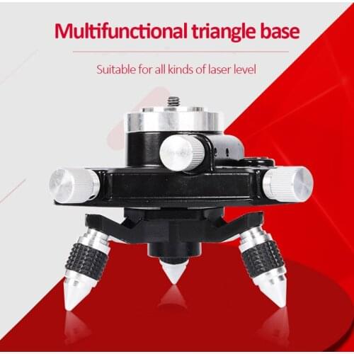 Laser Level Meter Bracket Accuratly Adjustable Laser Level Meter Holder For 1/4inch Interface Laser Level Turning Pivoting Base