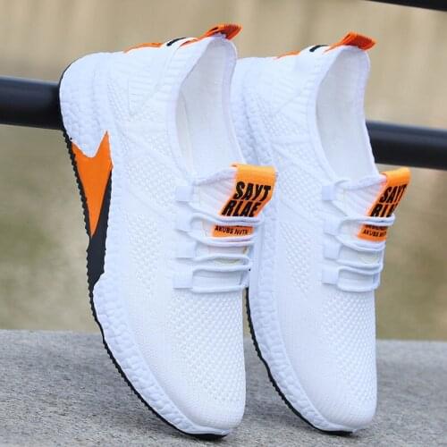 Mens Mesh Breathable Running Shoes Gym Sneakers Outdoor Comfortable Fitness Trainer Sport Lightweight Walking Jogging Shoes