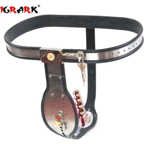 Stainless Steel Male Chastity Cage Belt Underwear BDSM Bondage Lock Penis Cock Ring Sex Toys For Men Couples Adults Games Shop