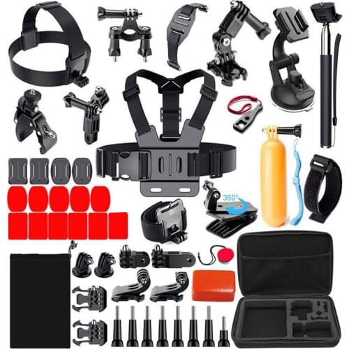 Gopro Action Accessories Set 48-in-one For DJI OSMO Sports Camera Chest Strap Head Strap Gopro Hero8 Accessory Set Combination
