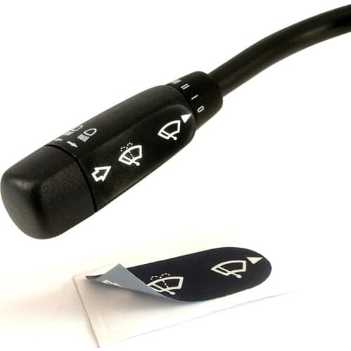 Wiper Switch Lever Sticker Turn Signal Lever Decal For Old Car Repair