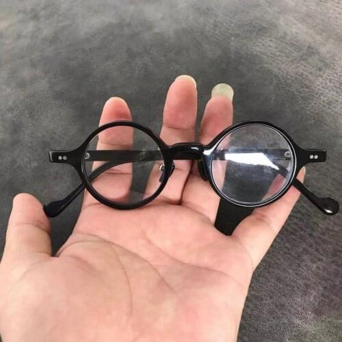 Buffalo Horn Myopia Glasses Retro Classic Round Mens And Womens Frames
