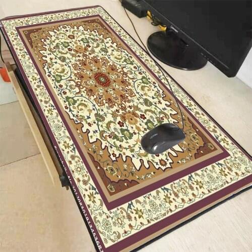 Mairuige Persian Carpet Washable Mouse Pad Large Thicken 900*400*3 Mm Lock Edge Rubber Big Gaming Gamer Soft Mousepad Mause Mat