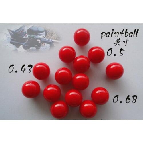 0.43/ 0.5 inch PEG Paintballs CS Wargame Shooting paintball