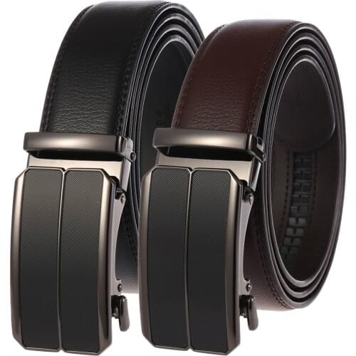 New Hot Selling Men Belt Fashion Pu Alloy Automatic Buckle Belt Business Affairs Casual Decoration Belt Mens Belts Luxury Brand