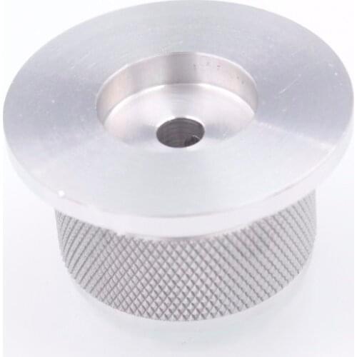 1PC 44x25mm Solid Aluminum Potentiometer Control Knob For DAC CD Player Amplifier Speaker Turntable Silver Golden