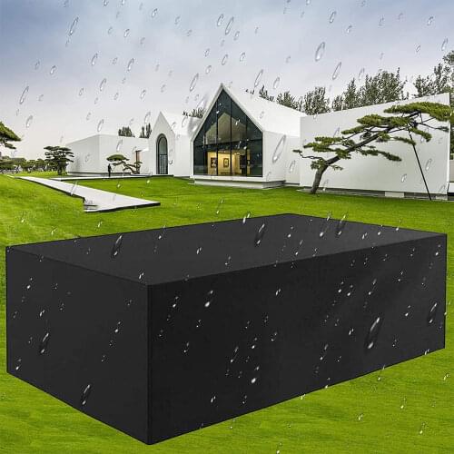 Garden Furniture Cover Waterproof Oxford Cloth Windproof, Uv-Proof Suitable For Protective Cover Of Garden Table And Seat Group