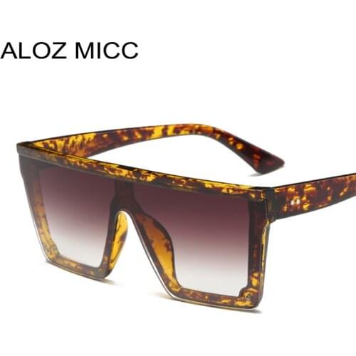 ALOZ MICC Retro Square Sunglasses Women Flat Top Design Men Sunglasses Outdoor Sport Rivet SUN GLASSES UV400 Q192