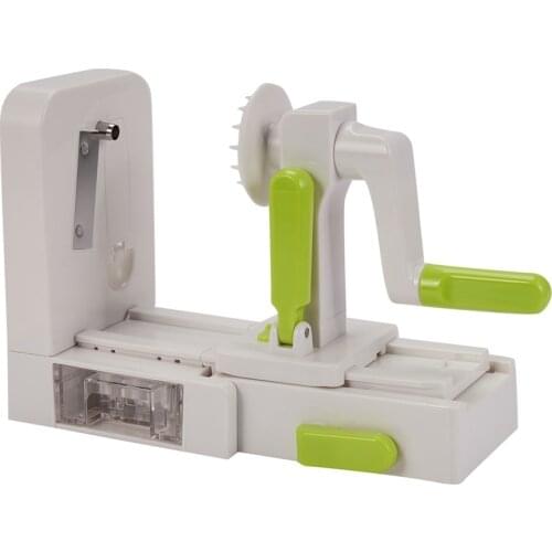 4 Blade Vegetable Spiralizer Folding Veggie Pasta & Spaghetti Potato Vegetable Spiral Cutter Zucchini Slicer