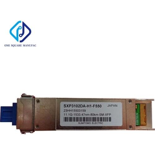 Sumitomo SXP3102DA-H1-F550 11.1G-1533.47NM-80km-SM-XFP DWDM ESFP Optical Fiber Transceiver