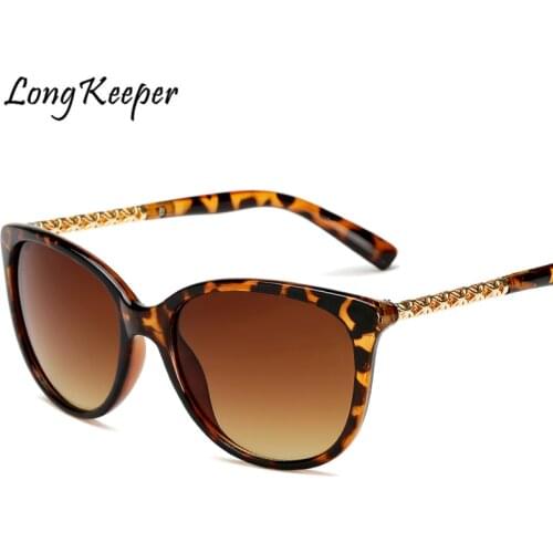 Long Keeper Women Square Sunglasses New Arrivals Retro Sun Glasses Men Women Sunglasses Leopard Frame Brown Lens de sol KP81032