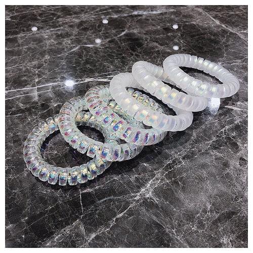 Mermaid Sage telephone line hair ring female head rope INS wind sweet super fairy hair ornaments South Korea ring hair rope