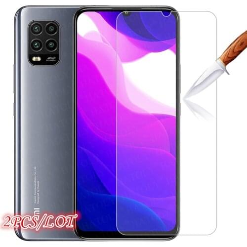 2Pcs For Glass Xiaomi Mi 10 Lite Tempered Glass Mi10 Lite 5G Screen Protector Phone Film Protective Glass For Xiaomi Mi 10 Lite
