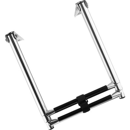 304 Stainless Steel Marine Launch Ladder Swimming Ladder Deck Ladder Folding Telescopic Ladder Escalator