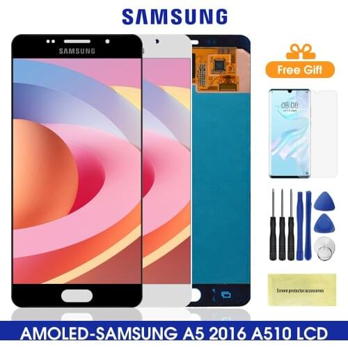 5.2'' Original A510 LCD For SAMSUNG Galaxy A5 2016 LCD Display Touch Screen Digitizer Parts For Samsung A510 A510F A510M A510FD